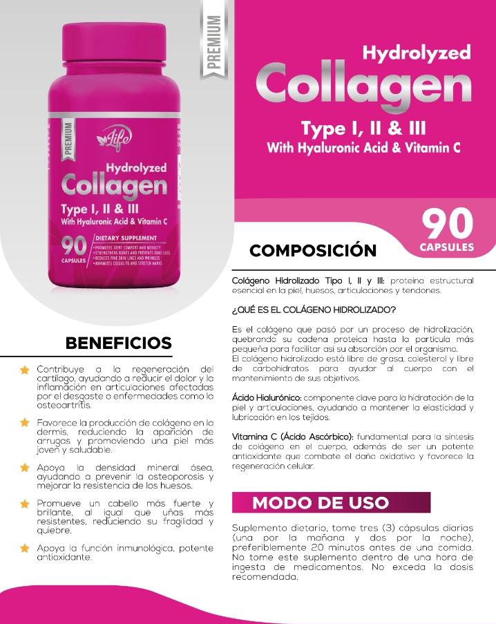 COLAGENO HIDROLIZADO (BODEGA E) 90 CAPSULAS