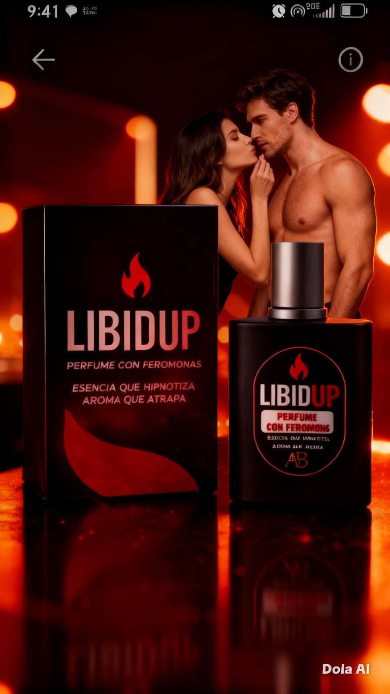 PERFUME VIRAL CON FEROMONAS LIBIDUP (HOMBRE)